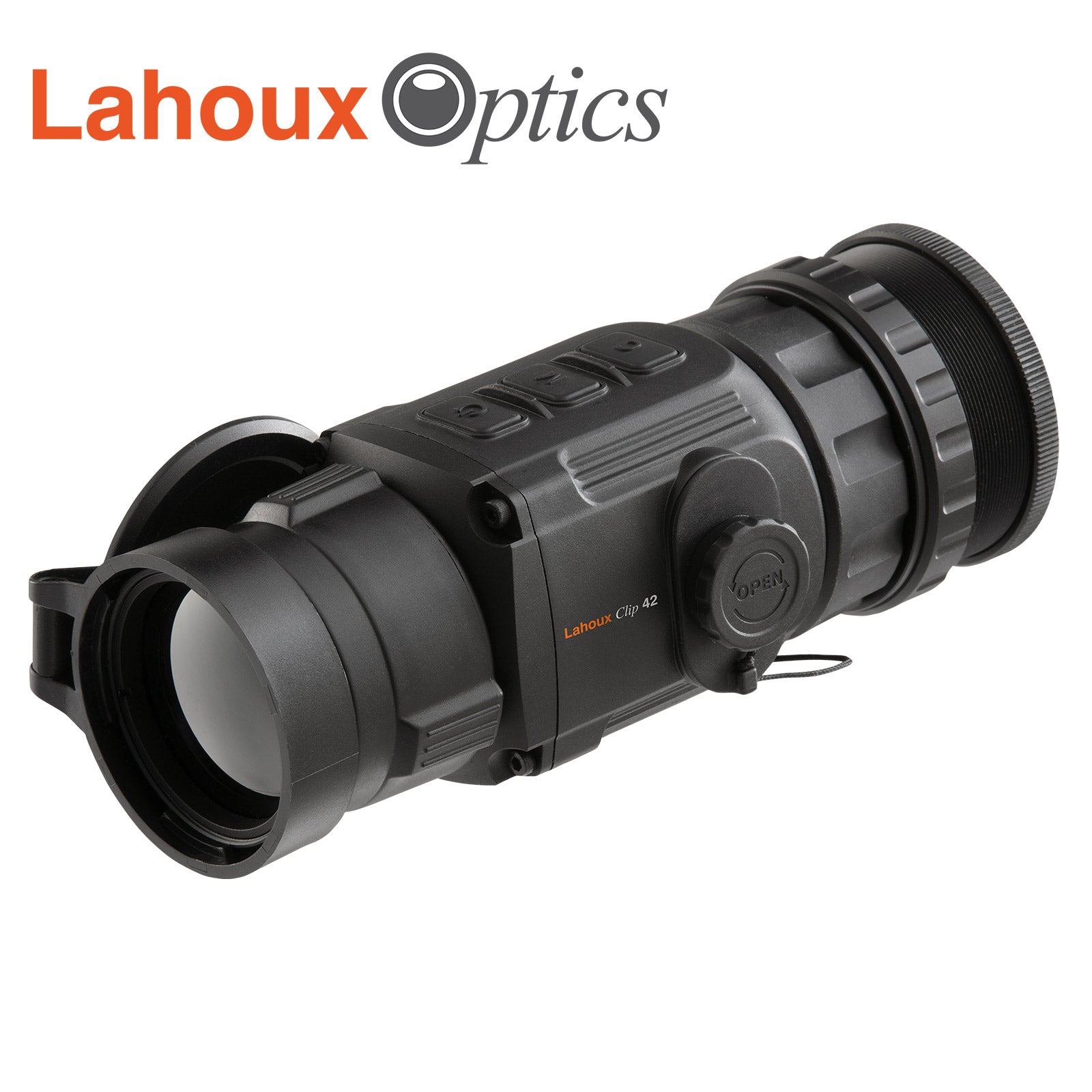 Es handelt sich hier um LAHOUX Clip 42 - Wärmebildkamera / Vorsatzgerät für die Jagd.
