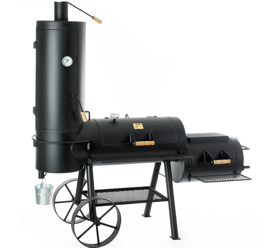 Es handelt sich hier Smoker JOEs BBQ 16 Chuckwagon für die Grillsaison.