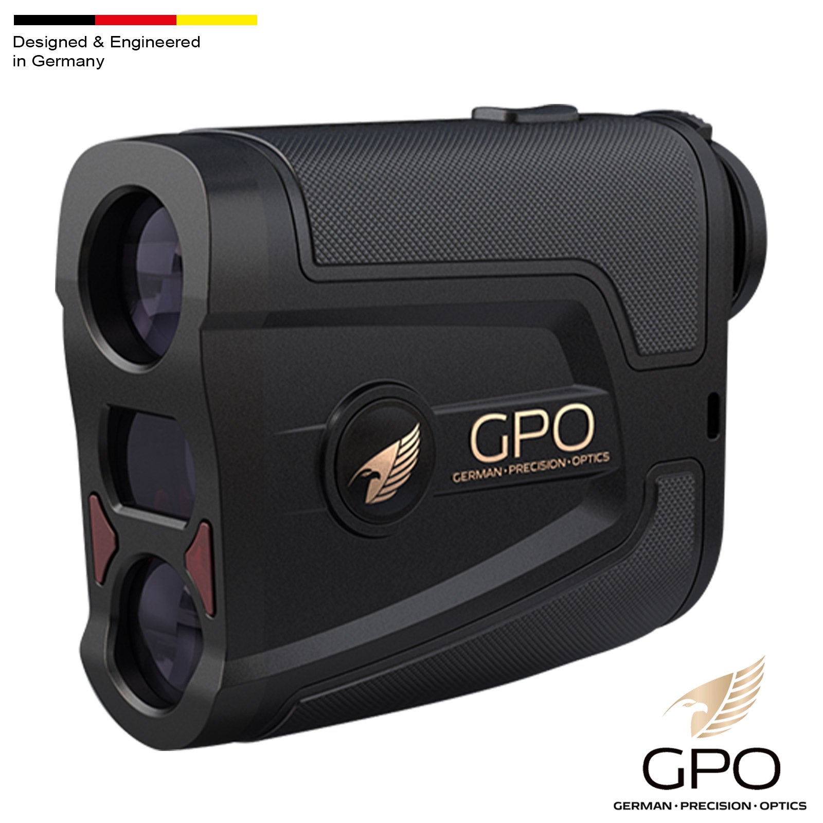 Es handelt sich hier um GPO Rangetracker™ 1800 6x20 (schwarz) - Entfernungsmesser für die Jagd.