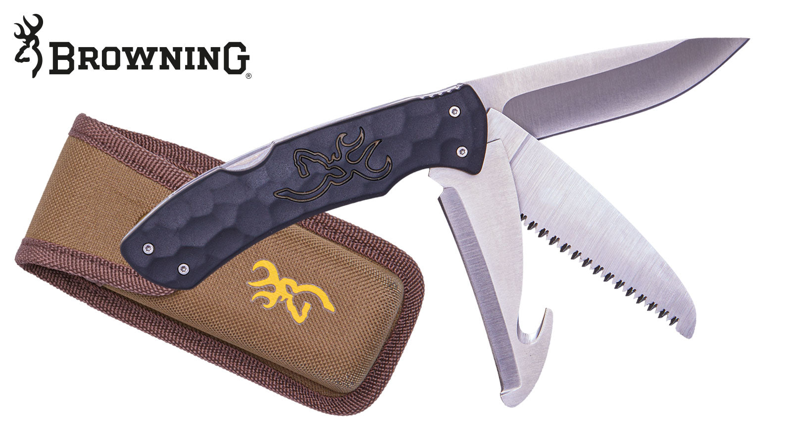 Es handelt sich hier um BROWNING Klapp-Messer Kodiak für die Jagd.