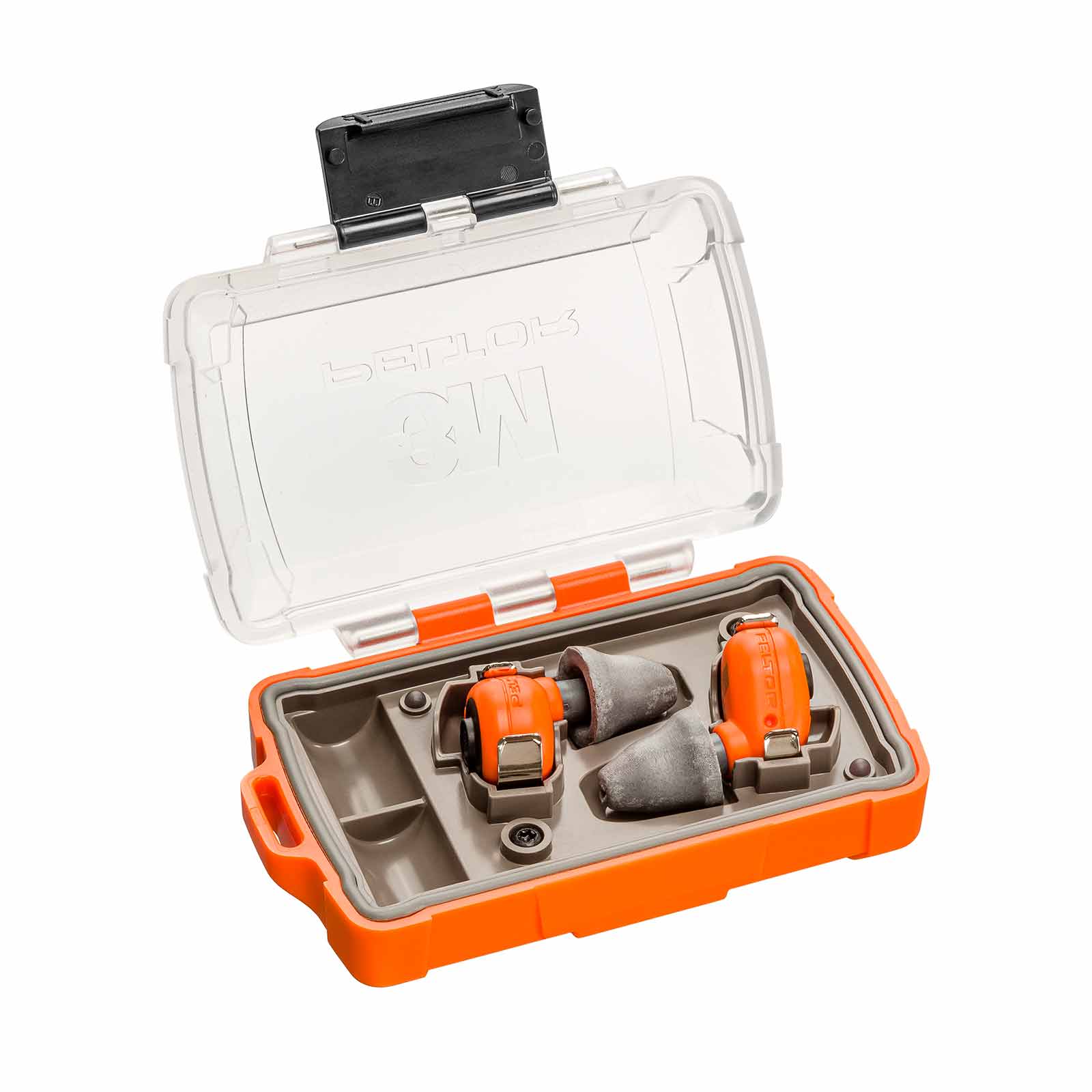 Gehörschutzstöpsel mit Band in Orange inkl. Transportbox - Simigu Outdoor  Equipment